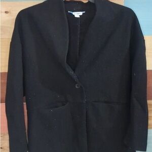 OLD NAVY  ‘Wool Coatigan’, ‘Black Jack’, Size M